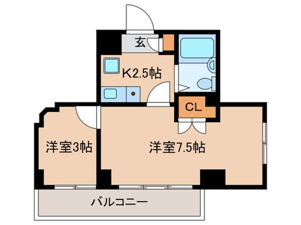 レジデンス坂本の物件間取画像